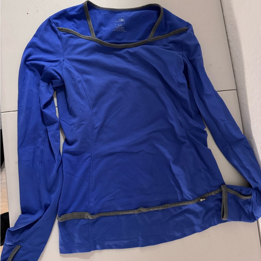The North Face Women's Royal Blue Long Sleeve Top